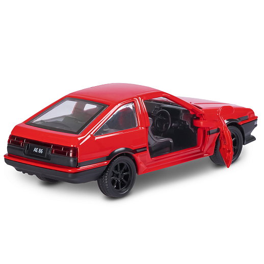 ТМ "Автопанорама" Машинка металл. 1:37 Toyota AE86, красный, инерция, откр. двери, в/к 17,5*12,5*6,5 см в Джамбо Тойз #3