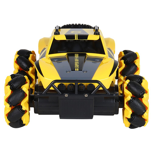 AUTODRIVE Р/У Внедорожник с боковым ходом, М1:15, 2,4GHz, 5 каналов, вращение 360, дэмо, зар/у., цвет желтый, в/к 32,5*18*15,5 см в Джамбо Тойз #7