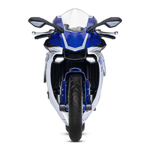ТМ "Автопанорама" Мотоцикл металлический 1:12 YAMAHA YZF-R1, синий, свободный ход колес, в/к 7,1 х 11,7 х 20 см в Джамбо Тойз #7