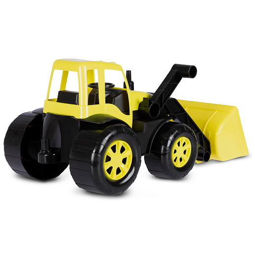 ТМ "Компания Друзей" Трактор с ковшом желтый, в сетке 33х16х16 см в Джамбо Тойз #6