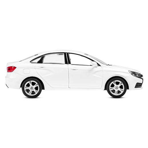 ТМ "Автопанорама" Машинка металлическая 1:43, LADA VESTA белая, откр. 2 двери., инерция в Джамбо Тойз #7