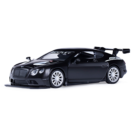 ТМ "Автопанорама" Машинка металлическая 1:43 Bentley Continental GT3, черный, откр. двери, инерция, в/к 17,5*12,5*6,5 см в Джамбо Тойз #4