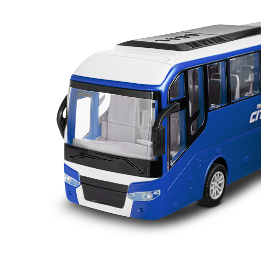 Р/У автобус,  с аккум., цвет синий, в/к 36*14,5*10см в Джамбо Тойз #5