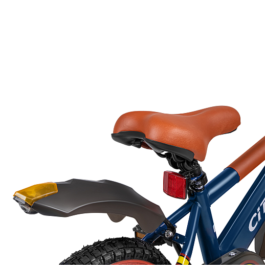 Велосипед двухколёсный CITYRIDE, модель CR-B2-07F52, колеса 12", рама сталь, колеса сталь, балансирные колеса со светом, маячок в заднем крыле, цвет синий в Джамбо Тойз #9