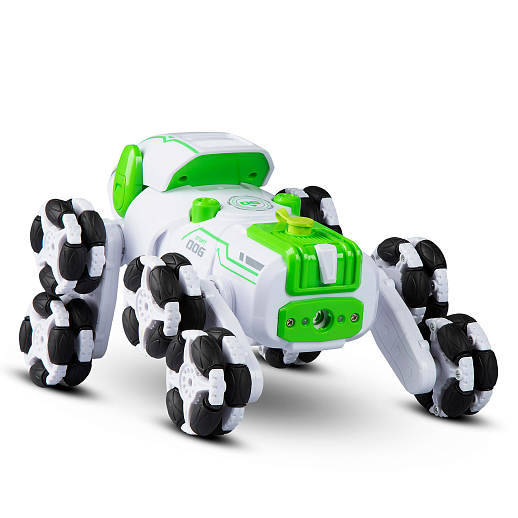 Р/у робопёс-перевертыш, функция пара, деморежим, аккум.в компл., цвет зеленый/белый, в/к 24,5*15*18,5см в Джамбо Тойз #10