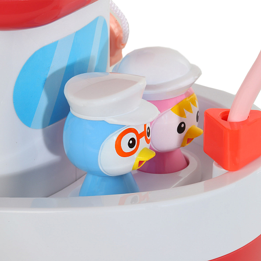 ТМ "Smart Baby" Развивающая игрушка "Кораблик" цвет красный, 29 звуков, стихов, мелодий. Сказки и потешки. Свет, звук, регулирующаяся громкость, в/к 26,5x17x26,8 см в Джамбо Тойз #7