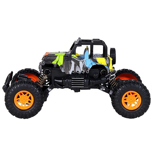 AUTODRIVE 1:18 Р/У Краулер, 4 канала, свет, принт граффити, в/к 29*14,7*17,5см в Джамбо Тойз #4