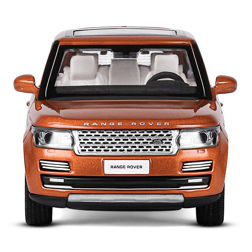 ТМ "Автопанорама" Машинка металлическая 1:34 2013 Range Rover,оранжевый перламутр, свет, звук, откр. двери, капот и багажник, инерция, в/к 17,5*13,5*9 см в Джамбо Тойз #11