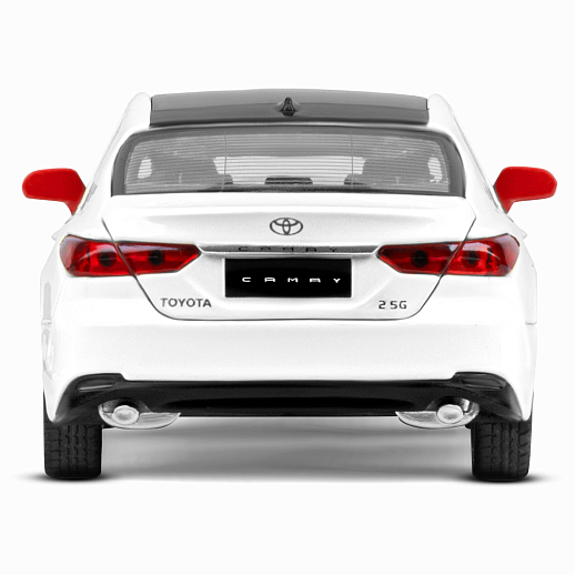 Яндекс Go машинка металлическая, 1:34 Toyota Camry, цвет белый, инерция, свет, озвучено Алисой, откр. двери, в/к 17,5*13,5*9 см в Джамбо Тойз #12