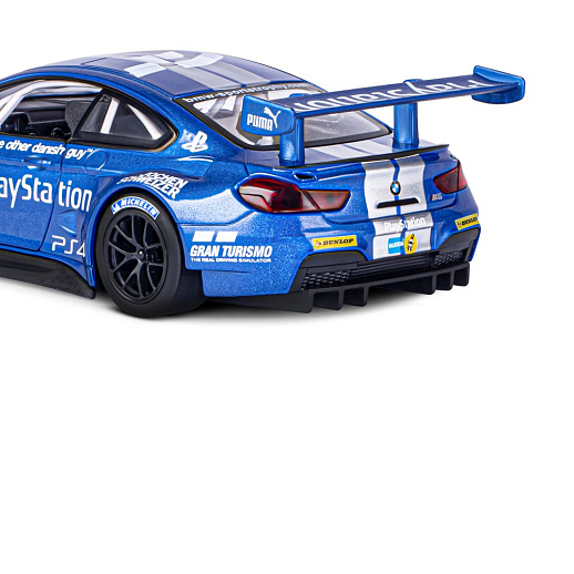 ТМ "Автопанорама" Машинка металлическая, 1:24, BMW M6 GT3, синий, откр. двери и капот, свет, звук, свободный ход колес, в/к 24,5 х 12,5 х 10,5 см в Джамбо Тойз #17
