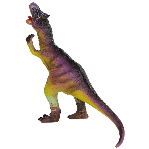 ТМ "КОМПАНИЯ ДРУЗЕЙ", серия "Животные планеты Земля". Динозавр, эластичная поверхность с шероховатостями, мягкий наполнитель, бирка, 28.0X8.5X20.0 в Джамбо Тойз #3