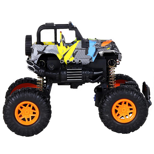 AUTODRIVE 1:18 Р/У Краулер, 4 канала, свет, принт граффити, в/к 29*14,7*17,5см в Джамбо Тойз #7