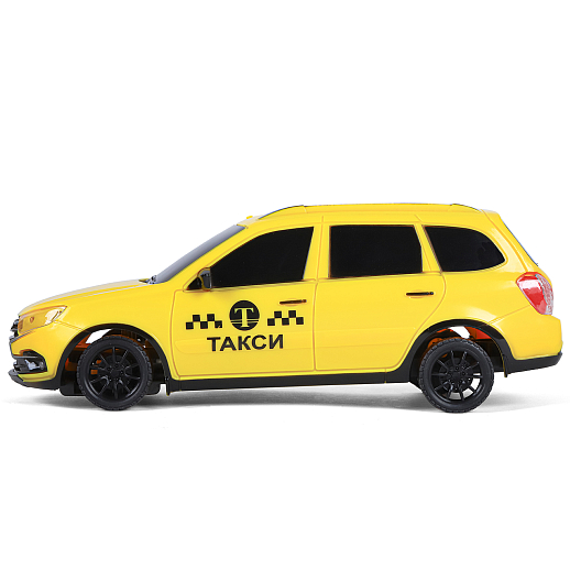 AUTODRIVE Р/У Машина Lada Granta такси, М1:16, 40MHz, свет фар, движение вперед/назад/повороты, в компл. аккум., USB кабель, цвет желтый,в/к 34*15*13,5см в Джамбо Тойз #3
