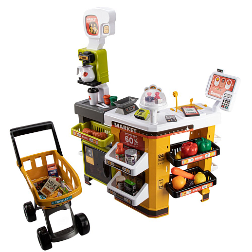 Игровой набор "Супермаркет" с аксессуарами  и тележкой , со свет.и звук.эффектами, в/к 60*19*46 см в Джамбо Тойз #2