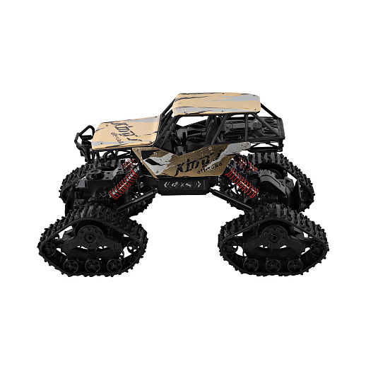 Р/у краулер 4WD на ГУСЕНИЧНОМ ХОДУ, М1:12,2.4GHz,в компл.4сменн. Кол.,5кан:вп/н,пов,преод.препятс,металл.куз,2 цв.в асс,с зар.устр,в/к46,5*26,5*26см в Джамбо Тойз #9