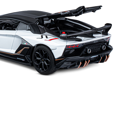 ТМ "Автопанорама" Машинка металлическая, 1:24, Lamborghini SVJ, белый, открываются двери, свободный ход колес, световые и звуковые эффекты, в/к 24,5х12,5х10,5 см в Джамбо Тойз #17
