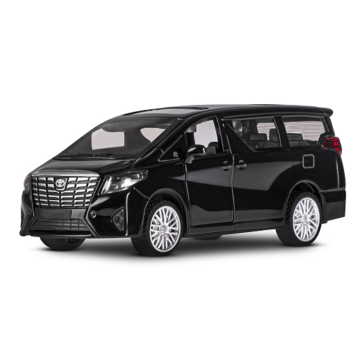 ТМ "Автопанорама" Машинка металлическая 1:43 Toyota Alphard, черный, откр. двери, инерция, в/к 17,5*12,5*6,5 см в Джамбо Тойз #2