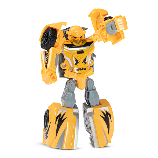 Робот-трансформер, трансформация в машинку, цвет желтый, в/к 27*7*19см в Джамбо Тойз #6