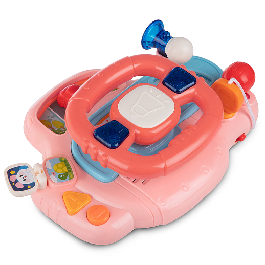 ТМ "Smart Baby" Руль музыкальный, мелодии Шаинского, свет, звук, русский язык, в/к 23,5х10х18 см в Джамбо Тойз #8