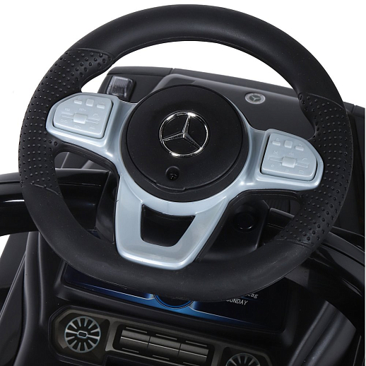 Лицензионная машинка-толокар “Mercedes-Benz” с родительской ручкой , звук, цвет черный, в/к 67х35х30см в Джамбо Тойз #14