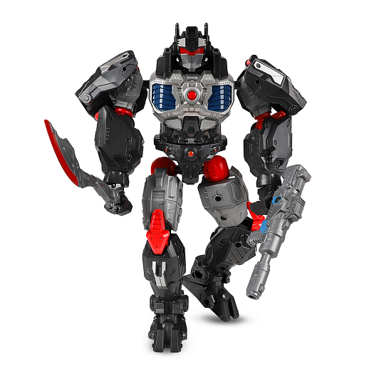 Робот-трансформер с оружием, трансформация в гориллу, цвет темно-серебристый, в/к 20*9*26см в Джамбо Тойз #2