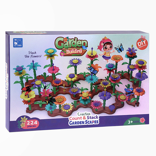 Игровой набор "Сад с цветами"-224 дет., в/к 35*6*24 см. в Джамбо Тойз #2