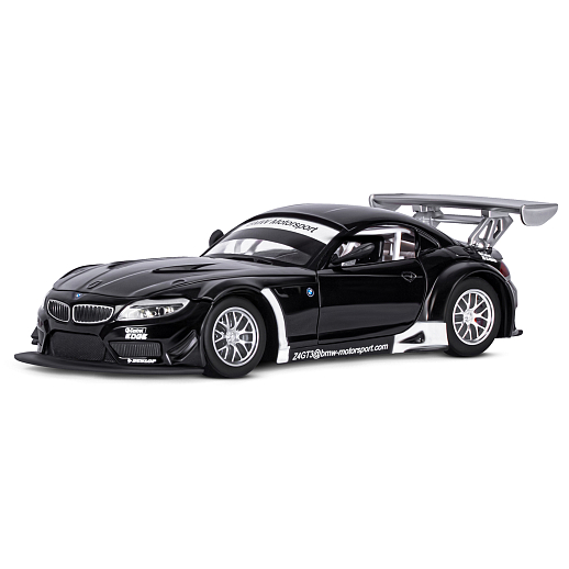 ТМ "Автопанорама" Машинка металлическая 1:24 BMW Z4 GT3, черный, свободный ход колес, откр. двери, капот, свет, звук, свободный ход колес, в/к 24,5*12,5*10,5 см в Джамбо Тойз #2