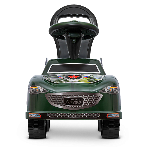 ТМ "Компания Друзей" Каталка Толокар Музыкальный, мелодии Шаинского, военный, в/к в Джамбо Тойз #4