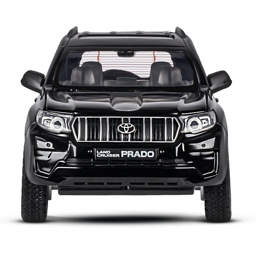 ТМ "Автопанорама" Машинка металлическая, 1:24, Land Cruiser Prado, черный, открываются двери, капот и багажник, свободный ход колес, световые и звуковые эффекты, в/к 24,5х12,5х10,5 см в Джамбо Тойз #11