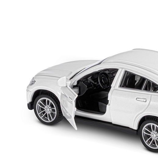 ТМ "Автопанорама" Машинка металлическая 1:43 BMW X6, белый, откр. двери, инерция, в/к 17,5*12,5*6,5 см в Джамбо Тойз #13