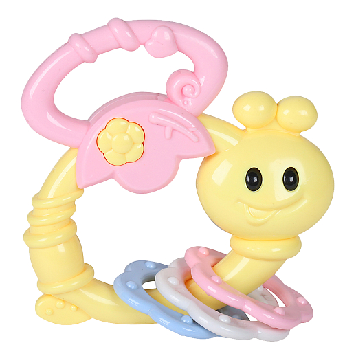 ТМ "Smart Baby" Развивающая игрушка "Улитка" Желто-розовая, на блистере 19х14х2,5 см в Джамбо Тойз #2