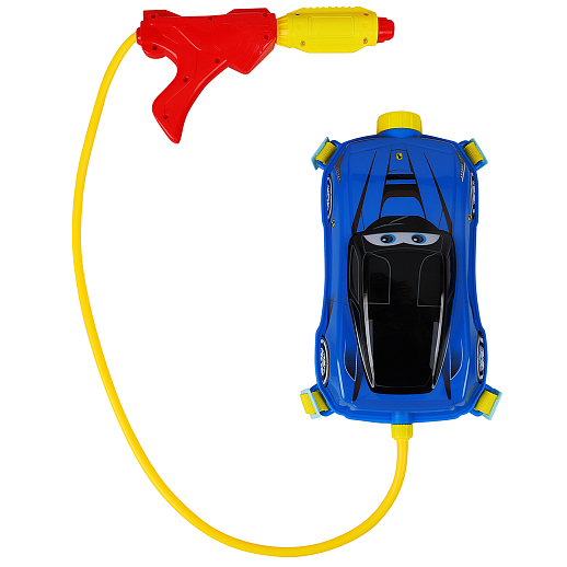 Водный пистолет с рюкзаком "Машинка", синий, в/п 31*16,3*7 см в Джамбо Тойз #4