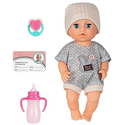 ТМ "Amore Bello" серия "Счастье" Кукла 20 см , пьет и писает, в комплекте пустышка и бутылочка, в/к 12,5х7,5х23 см в Джамбо Тойз #2