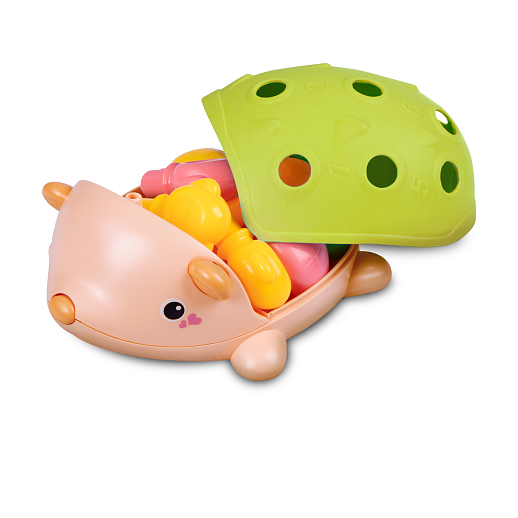 Развивающий сортер "Ёжик" для малышей,цвет зеленый, в/к 18,4*9,2*14,3 см в Джамбо Тойз #4