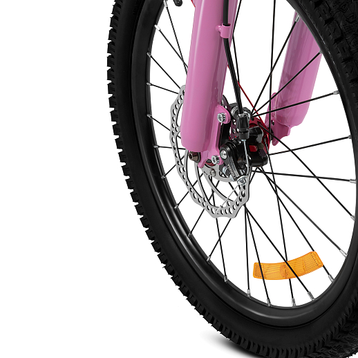 Велосипед двухколёсный CITYRIDE, модель CR-B2-12B, колеса 20", рама сталь, дисковые мех. тормоза, амортизационная вилка, обода сталь, цвет белый в Джамбо Тойз #7