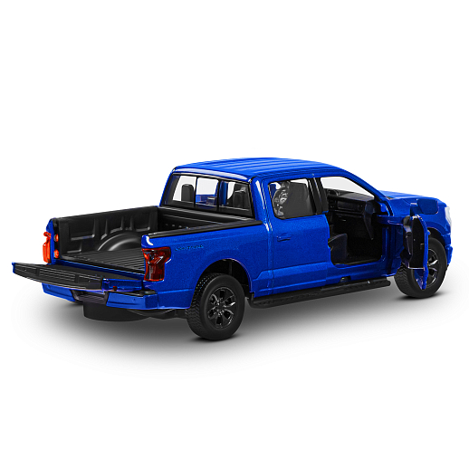 Машинка металлическая 1:36 Ford F-150 с зарядной станцией, синий, свет, звук, откр. двери и капот, инерция, в/к 20,6*9,*9 см в Джамбо Тойз #13