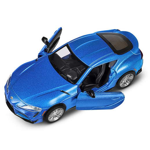 ТМ "Автопанорама" Машинка металлическая 1:31 Toyota Supra, матовый синий, откр. двери, свет, звук, инерция в/к 17,5*13,5*9 см в Джамбо Тойз #15