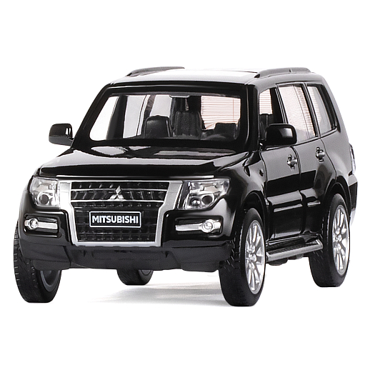 ТМ "Автопанорама" Машинка металлическая 1:33 Mitsubishi Pajero 4WD Turbo, черный, откр. двери, капот и багажник, свет, звук, инерция, в/к 19*9*7 см в Джамбо Тойз #17