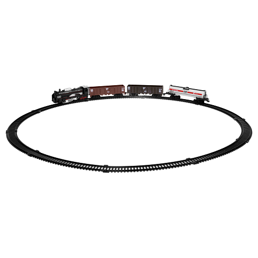 Железная дорога на бат. 18 дет. свет, в/к 35,2*4,0*24,2 см в Джамбо Тойз #2