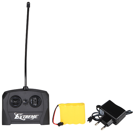 Машинка Монстр-трак на радиоуправлении, 1:16, до 15км/ч, зарядное устройство, цвет сине-желтый, в/к 36,2*18,8*18,5 в Джамбо Тойз #7