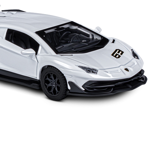 ТМ "Автопанорама" Машинка металл. 1:43 Lamborghini Aventador SVJ, белый, инерция, откр. двери, в/к 17,5*12,5*6,5 см в Джамбо Тойз #15
