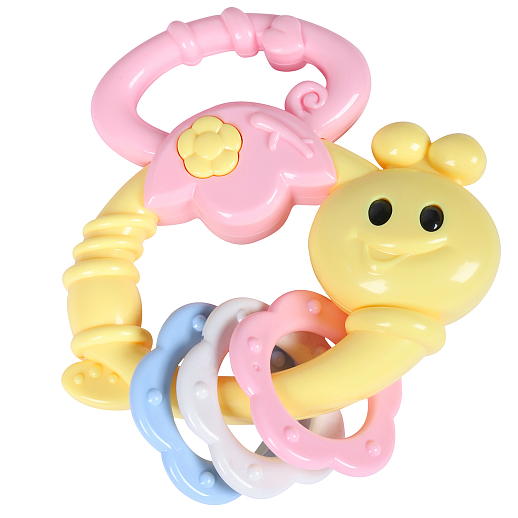ТМ "Smart Baby" Развивающая игрушка "Улитка" Желто-розовая, на блистере 19х14х2,5 см в Джамбо Тойз #4