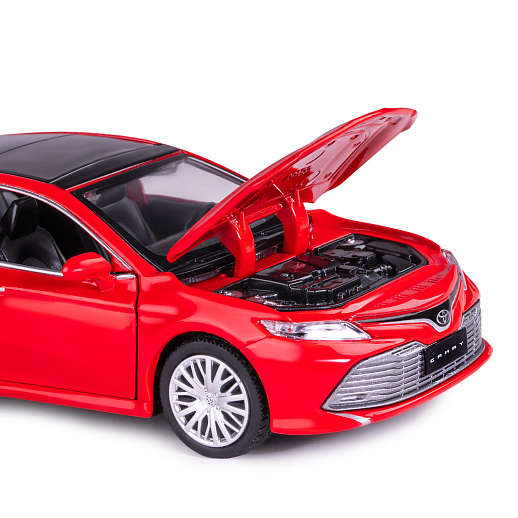 ТМ "Автопанорама" Машинка металлическая 1:34 Toyota Camry, красный, свет, звук, откр. двери, капот и багажник, инерция, в/к 17,5*13,5*9 см в Джамбо Тойз #6