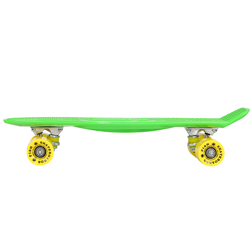 Скейтборд Fish зеленый, размер 22"х6", колеса: 60х45мм  78А, PU, ABEC-7 в/п в Джамбо Тойз #2