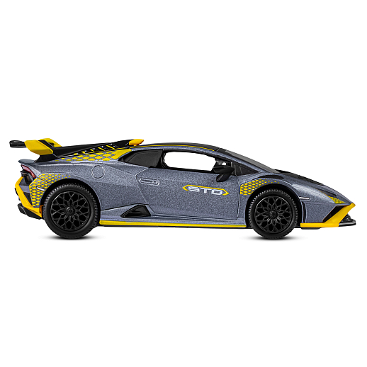 ТМ "Автопанорама" Машинка металлическая, 1:32 Lamborghini STO, серый глянец, откр. двери и багажник, свет, звук, инерция, в/к 17,5*12,5*6,5 см в Джамбо Тойз #9