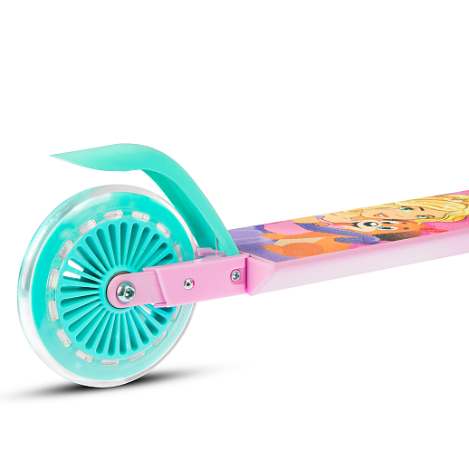 2хкол. самокат CITYRIDE HW 120, ал. 50/50% , t-bar алюм, дека сталь, грипсы 95мм TPR, колеса PVC со светом  120/120 мм в Джамбо Тойз #11