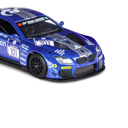ТМ "Автопанорама" Машинка металлическая 1: 44 BMW M6, синий, откр. двери, инерция, в/к 17,5*12,5*6,5 см в Джамбо Тойз #14