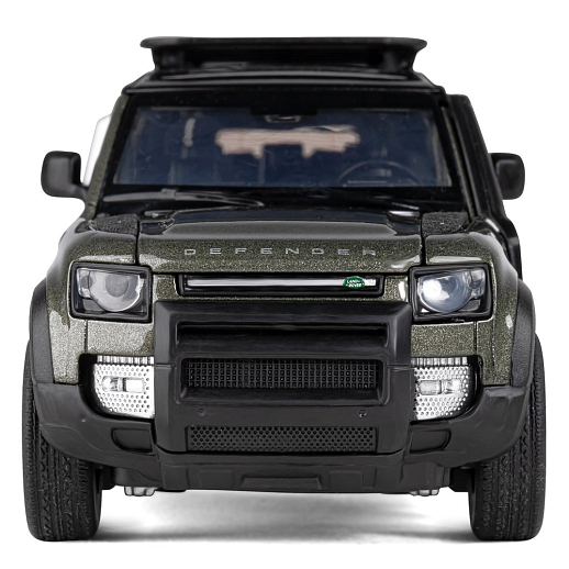 Игрушка для детей: Машинка металлическая 1:32 Land Rover, цвет зеленый, свет, звук, свободный ход колес, артикул JB1251753 в Джамбо Тойз #6