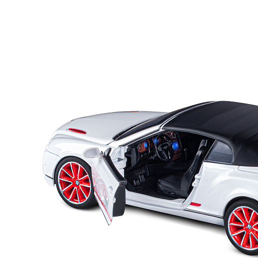 ТМ "Автопанорама" Машинка металлическая 1:24 Bentley Continental Supersports ISR, белый, откр. двери, капот и багажник, свет, звук, свободный ход колес, в/к 24,5*12,5*10,5 см в Джамбо Тойз #15