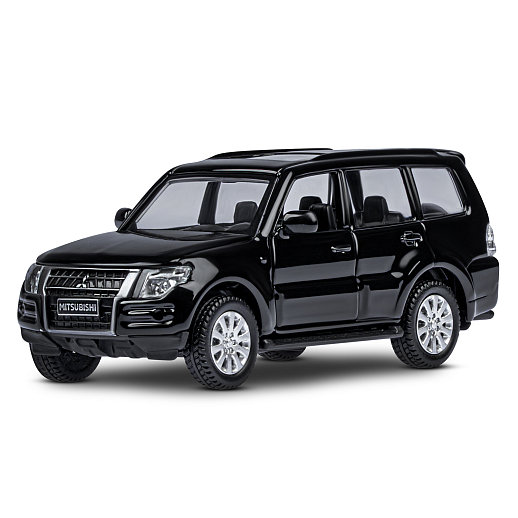 ТМ "Автопанорама" Машинка металлическая 1:43 Mitsubishi Pajero 4WD Turbo, черный, откр. двери, инерция, в/к 17,5*12,5*6,5 см в Джамбо Тойз #2